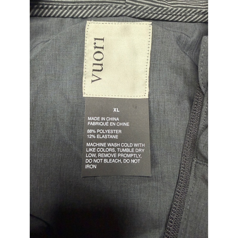 Vuori Outdoor Trainer Shell Jacket Charcoal Grey Heather VW501 Mens XL - Picture 5 of 8
